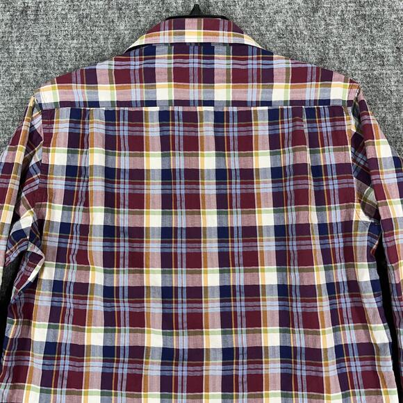 Southern Pines Shirt Men Extra Large Plaid Knit Relaxed Chore Trail Hike Camping - Picture 4 of 13